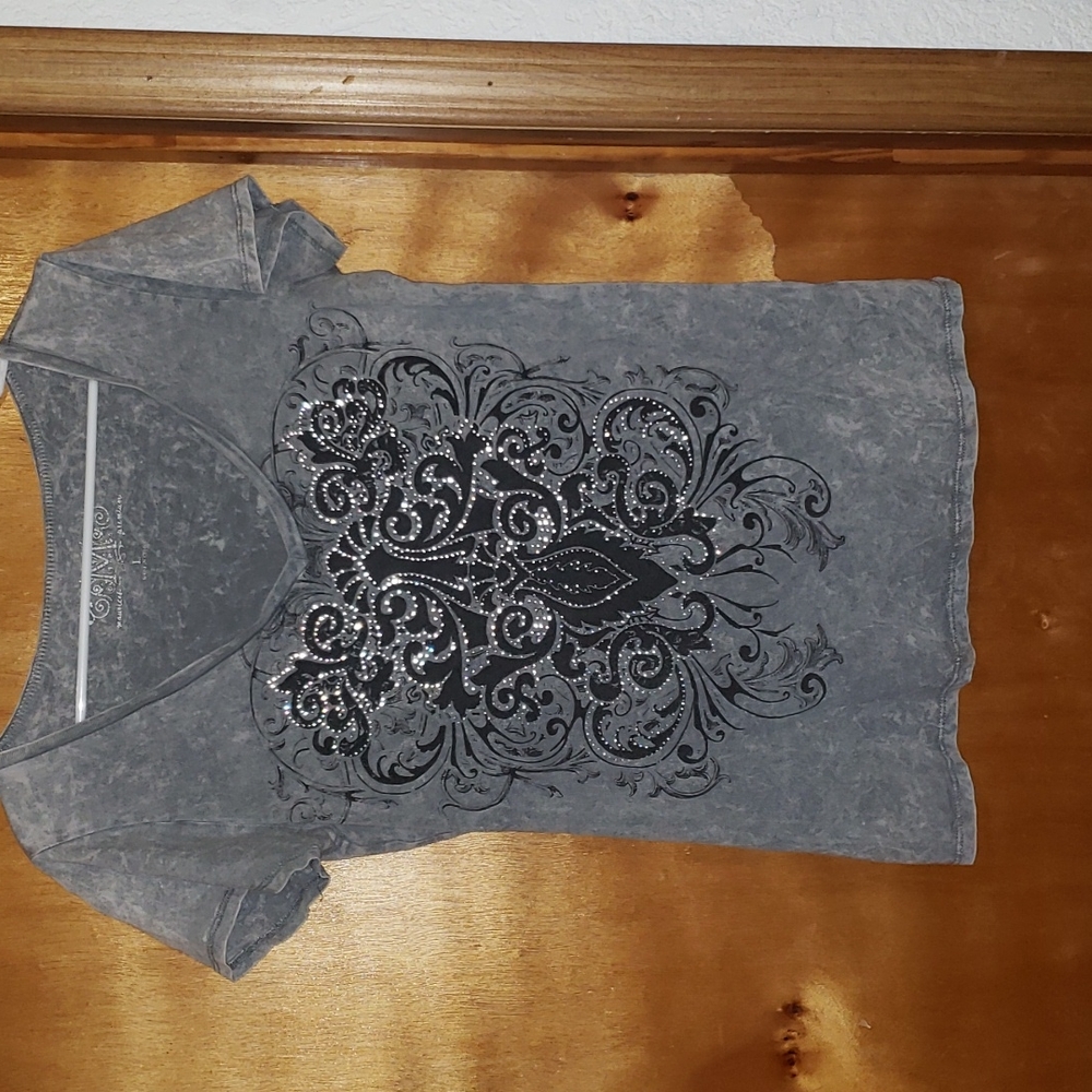 Maurices Lg Graphic Rhinestone Tee